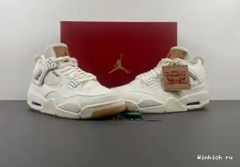 4 X 'WHITE' AIR LEVI'S JORDAN 0619